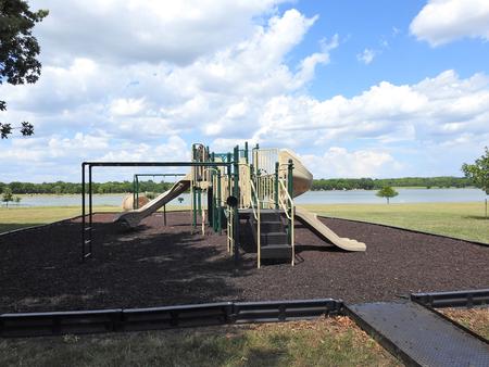 Pavilion playground in Outlet Campground