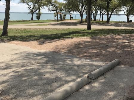 View of Waco Lake from site
