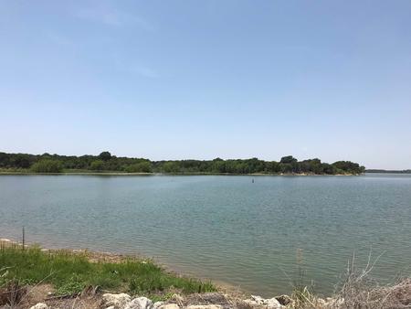 View of Waco Lake from Midway Park