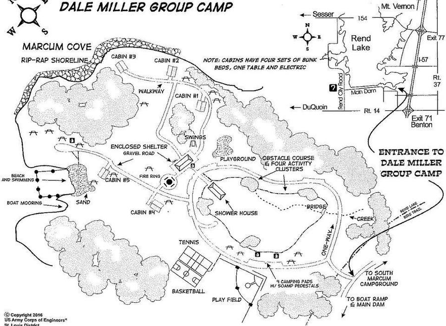 Rend Lake Bike Trail Map