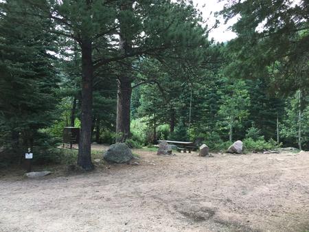 A sample picture of a campsite at St Charles campground