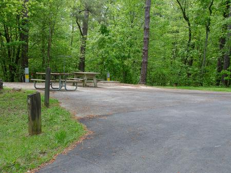 Driveway slopeMcKaskey Creek Campground, campsite #51