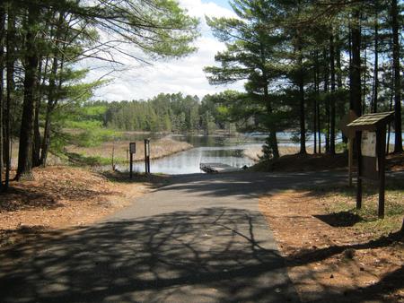 A photo of facility LAUREL LAKE CAMPGROUND with Boat Ramp