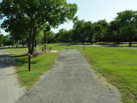Site 35 - Blue Bill PointSite 35 offers a long asphalt drive and concrete picnic table.
