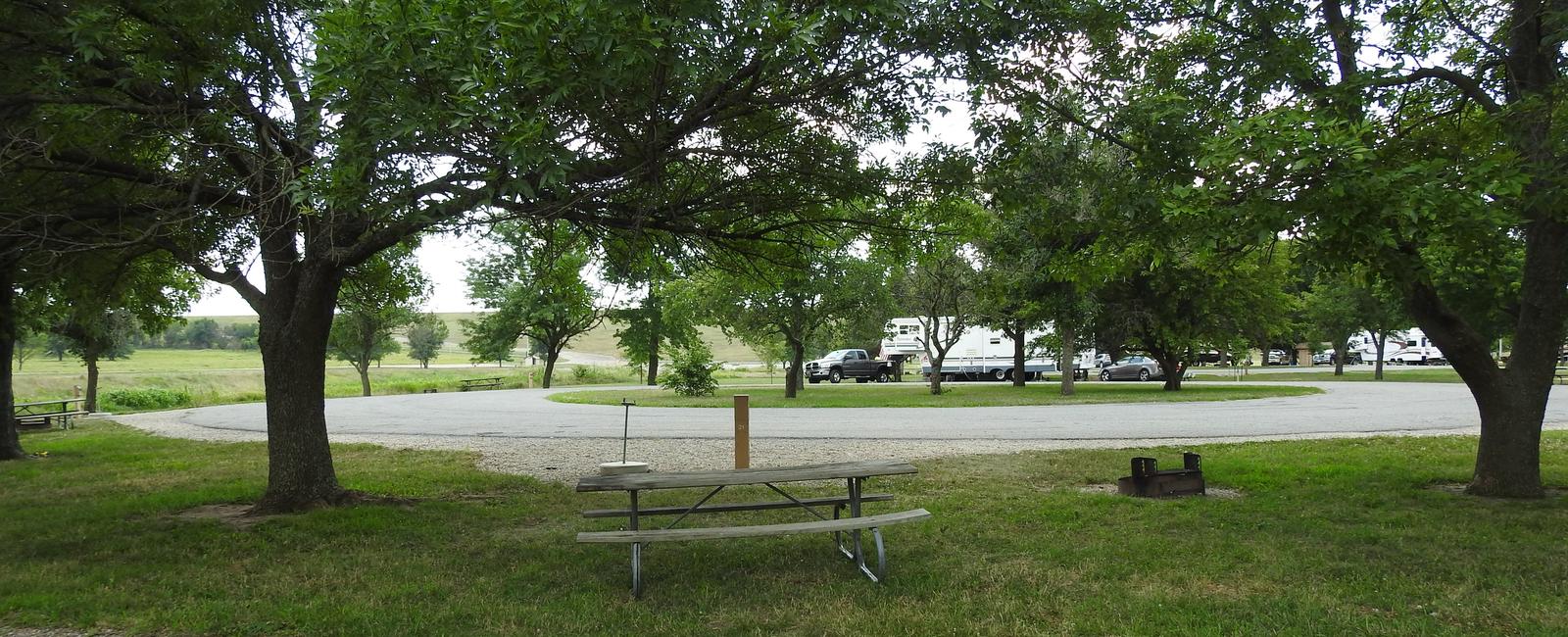 Site 21 in Outlet Campground 