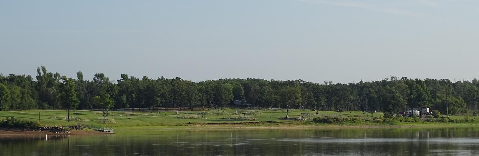 Virgil Point from the lake
