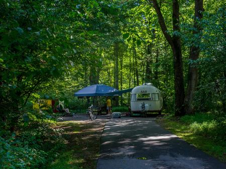 DAVIDSON RIVER Campground, Site 52, Appletree Loop, Located two sites from bathhouse and next to water spigot 
