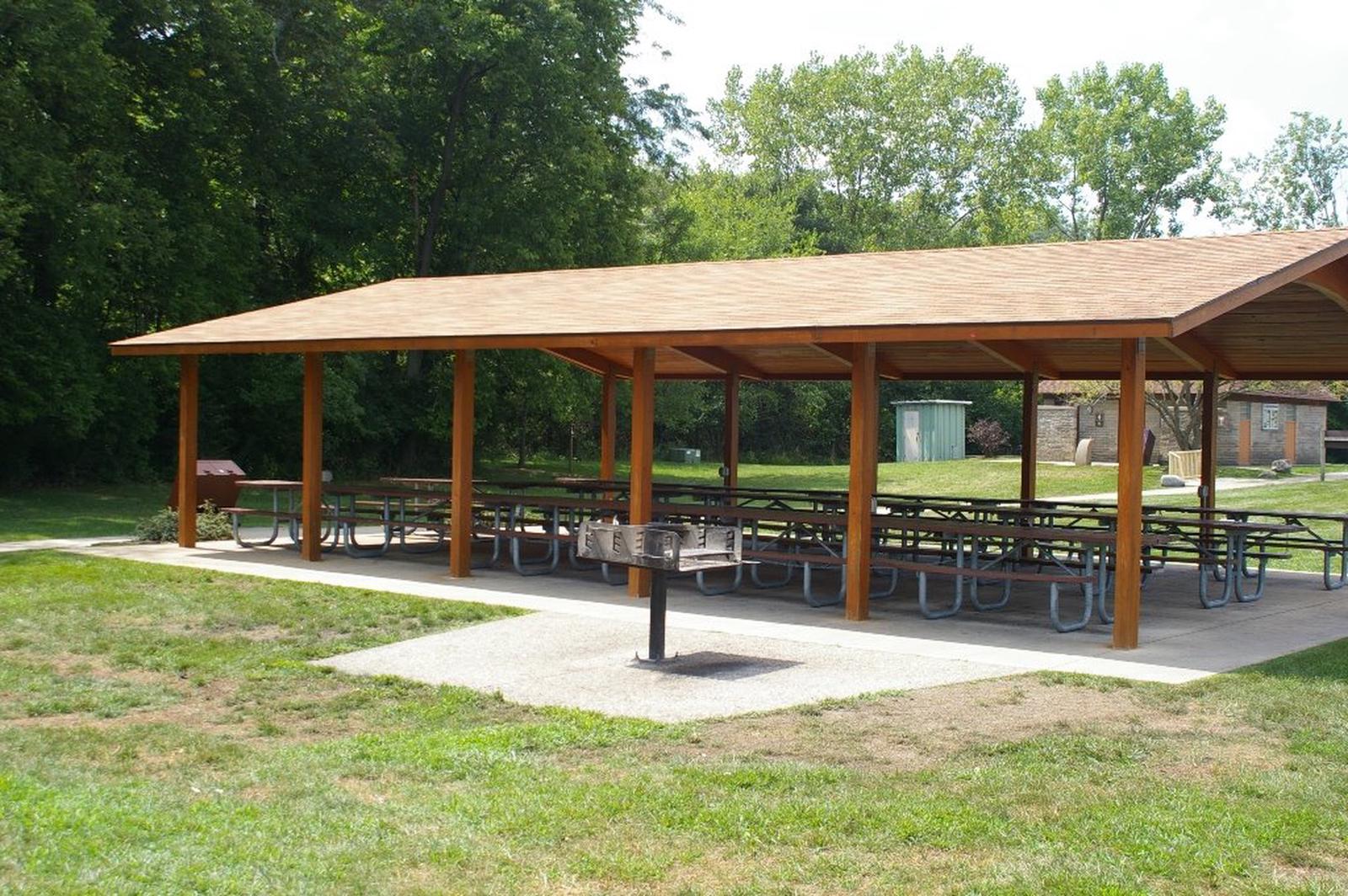 Prairie View ShelterView of the Prairie View picnic shelter