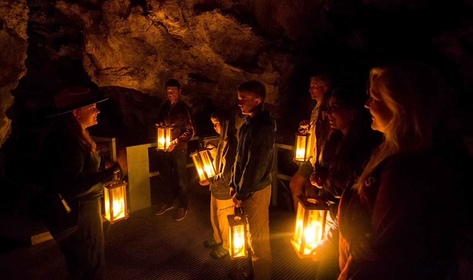Oregon Caves Candlelight Tour.