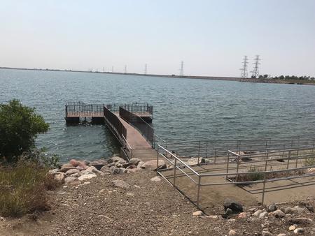 ADA Fishing Pier at East Totten Trail Campground on Lake Audubon