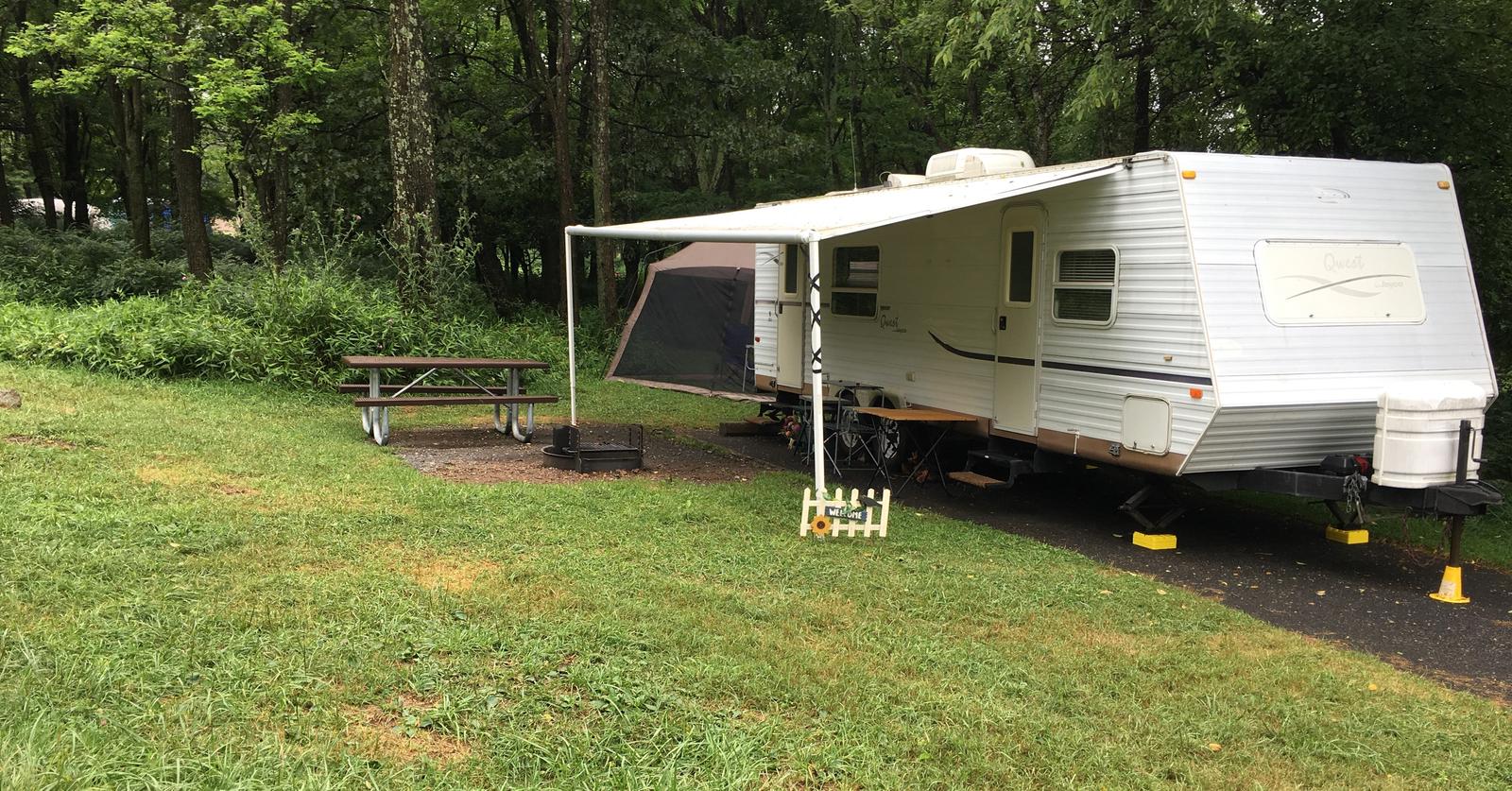 Reserve-able campsite B112