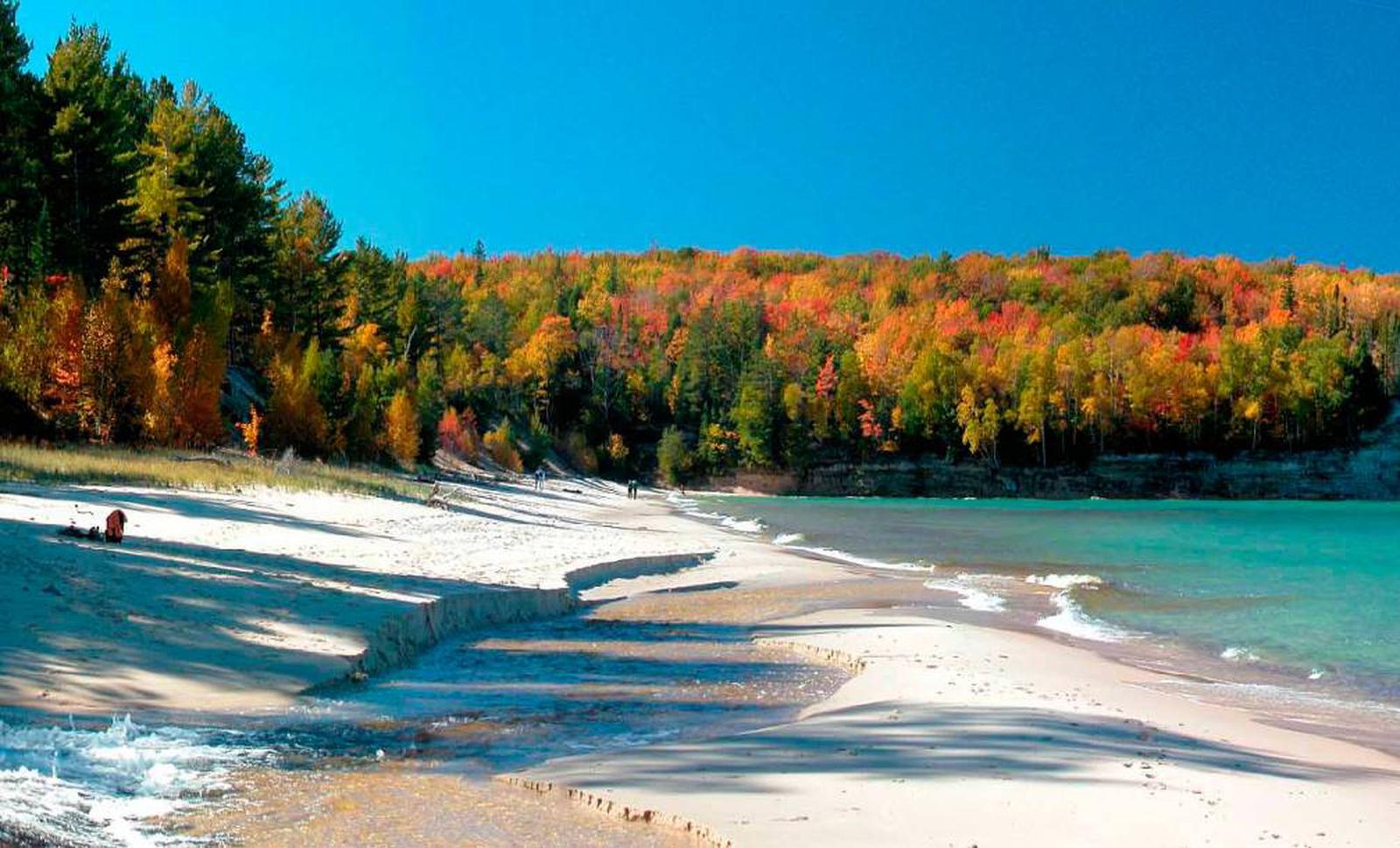 Chapel Beach in the FallPictured Rocks National Lakeshore Backcountry Camping PermitChapel Beach in the Fall