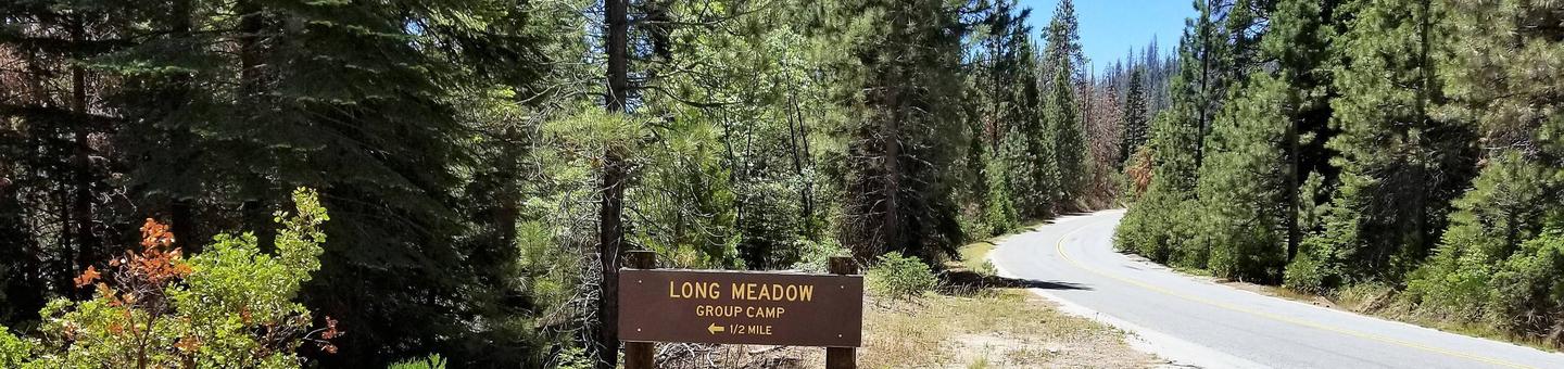 Long Meadow GroupCampground Entrance