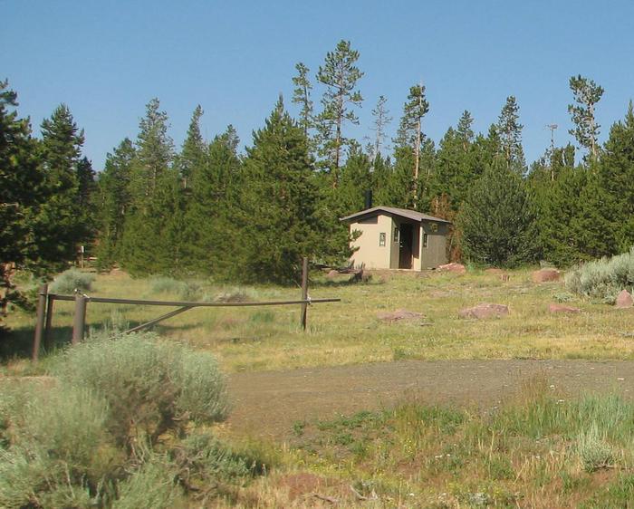 Restroom located in this group site.Browne Lake Campground: Group Site 2