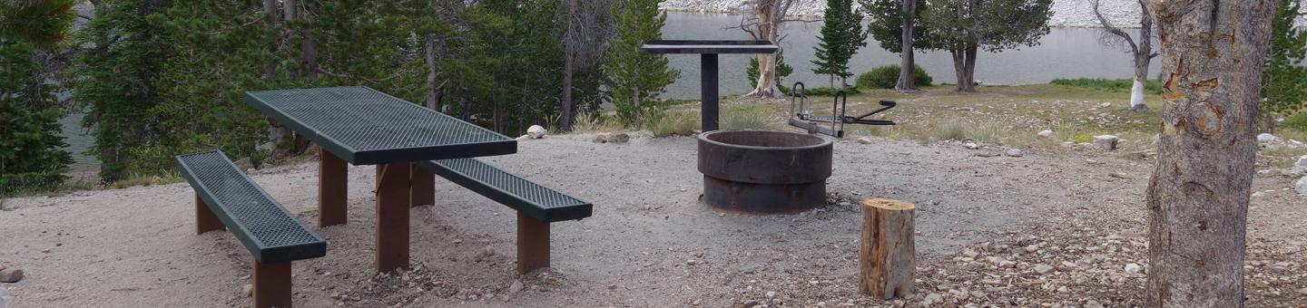 Site 12 (Single Site) - Picnic Table, Campfire Ring and Prep TableSite 12 (Single Site) 