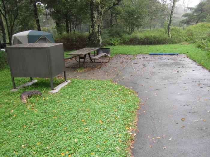 Reserve-able ADA accessible campsite A96