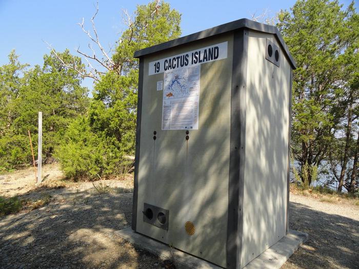 19 Cactus Island pit toilet19 Cactus Island