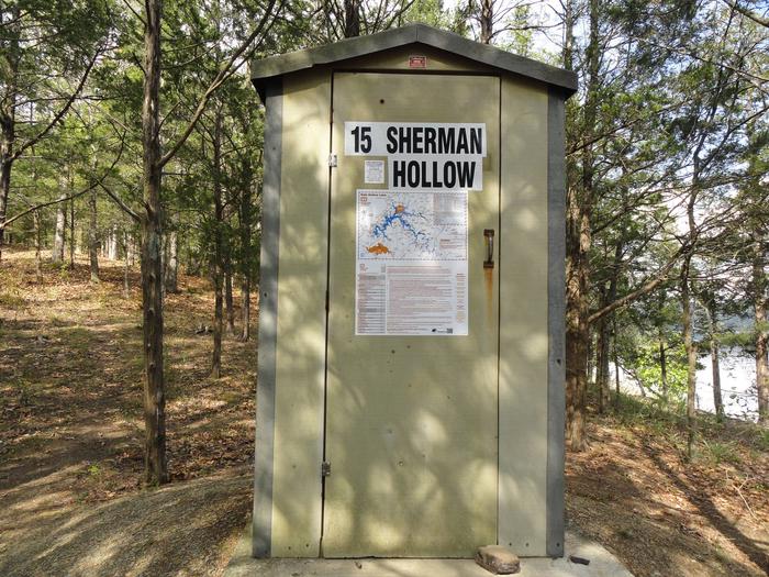 15 Sherman Hollow pit toilet15 Sherman Hollow