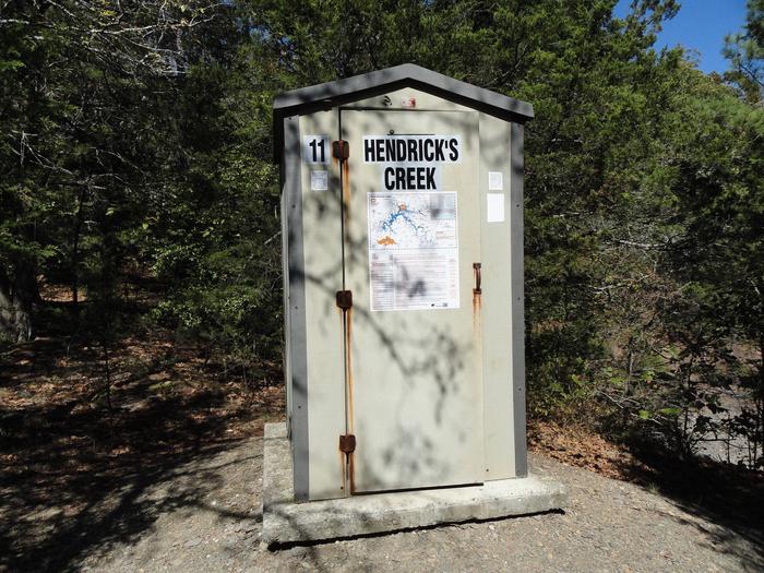  11 Hendrick's Creek pit toilet
11 Hendrick's Creek