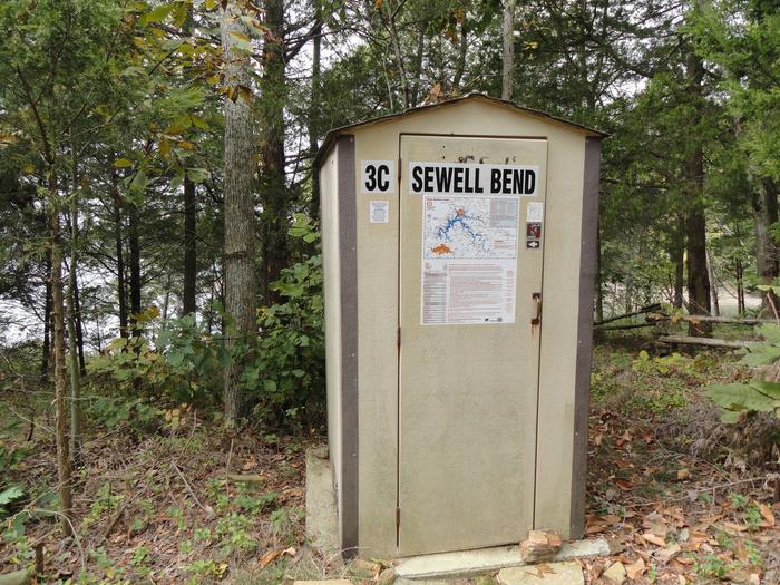 3C Sewell Bend C pit toilet3C Sewell Bend C