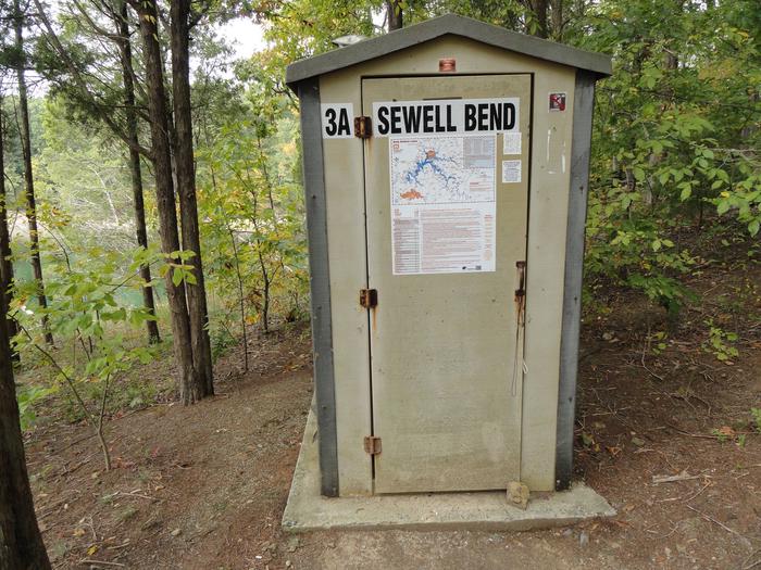 3A Sewell Bend A pit toilet3A Sewell Bend A 