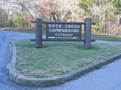 ROCK CREEK GROUP CAMP (OK) CHICKASAW NRAEntrance Sign to Rock Creek Campground CNRA