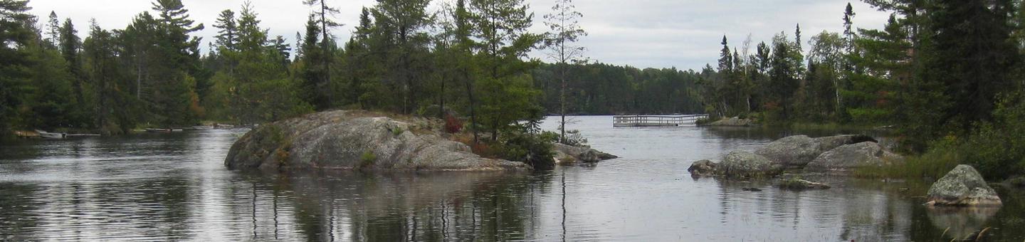 Picture of Fenske Lake.View of Fenske Lake from boatlanding.