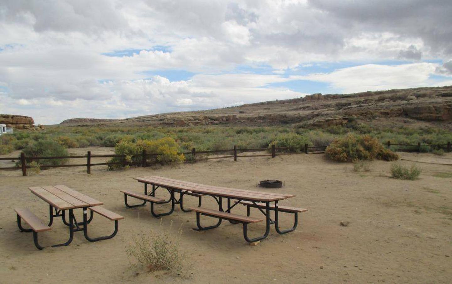 Picnic tables, fire grate and tent pads are available. Tents are only permitted in the designated tent pads.Picnic tables, fire grate and tent pads are available. Tents are only permitted in the designated tent pads. Group leader must check at the Visitor Center upon arrival. 