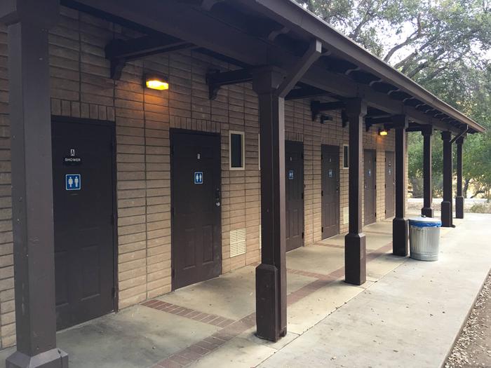 Arroyo Seco Main Campground restroom and Shower Building