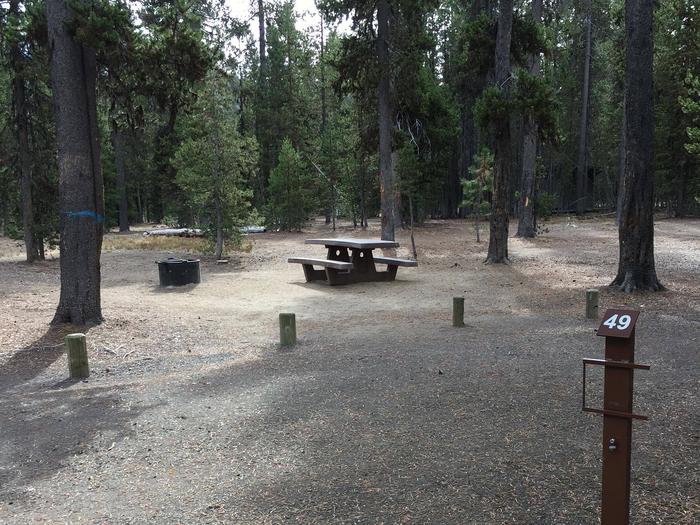 Site 49Paulina Lake Campground