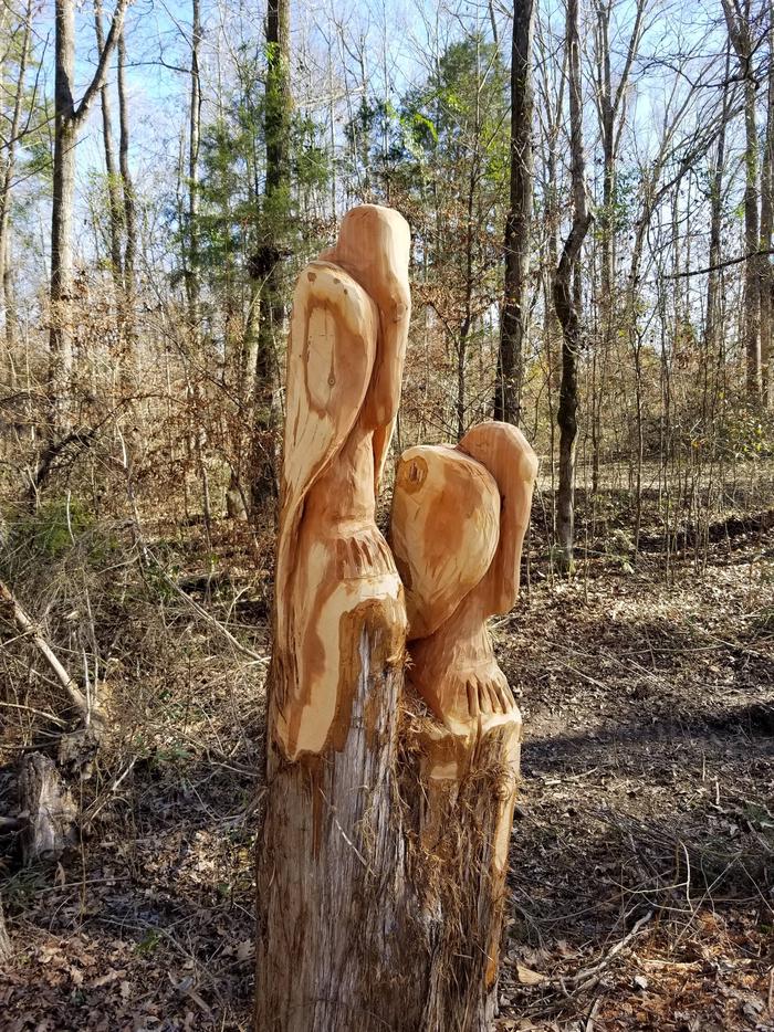ForklandPelican Wood Carving