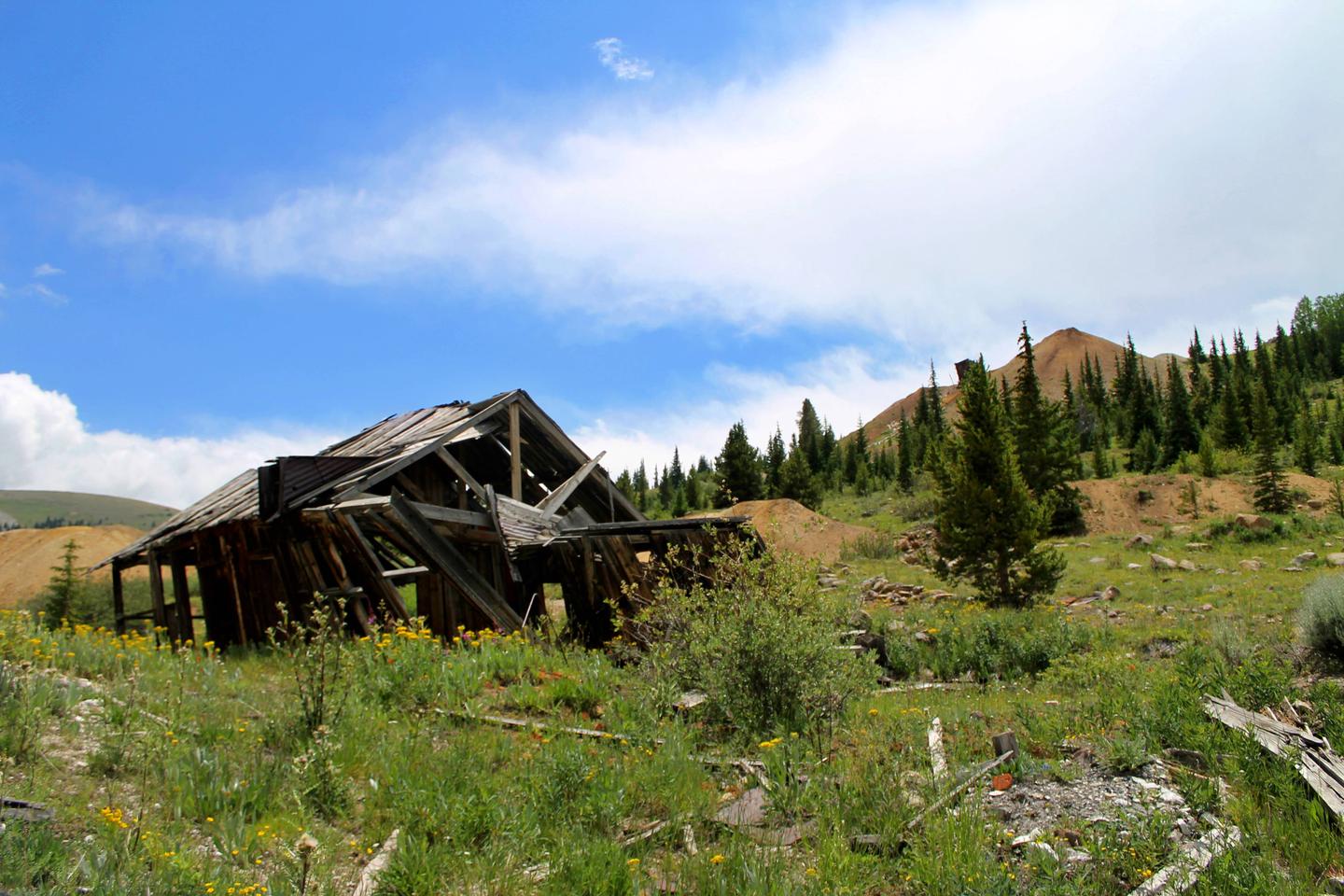 Old Mining Shack Just A Short Hike From Silver Dollar Campground