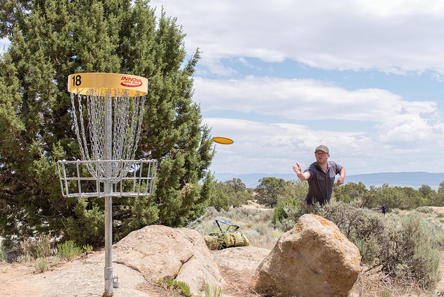 Three Peaks Disc Golf CourseThree Peaks Recreation Area provides a challenging disc golf course.