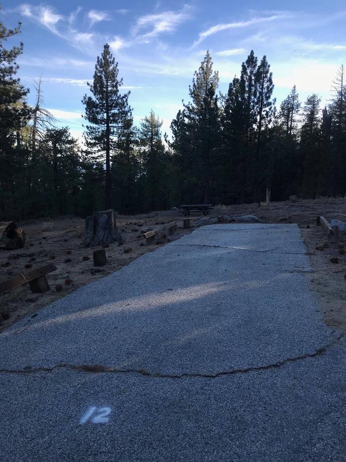 Mt Pinos Campground Site 12