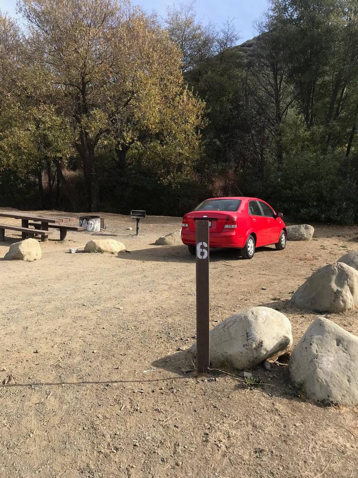 Rose Valley Campground Site 6 