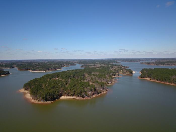 Aerial view of Piney Grove