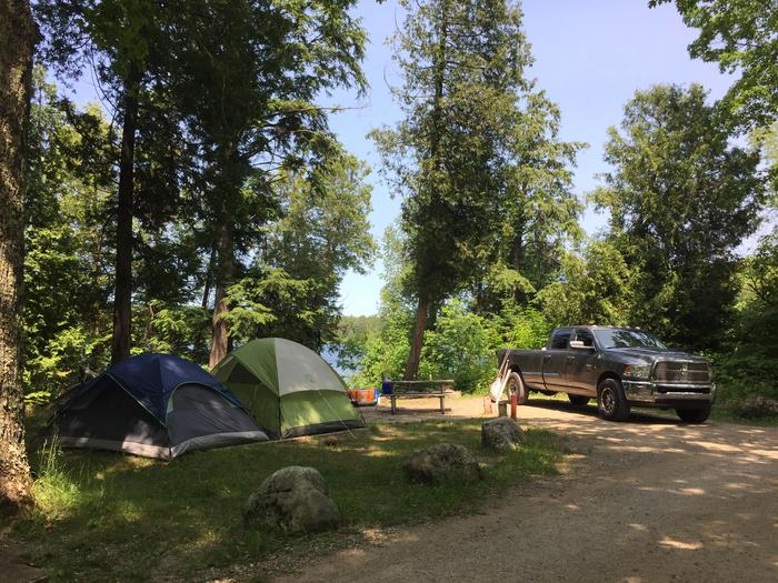 Little Beaver Lake CampsiteCampsite at Little Beaver Lake Campground