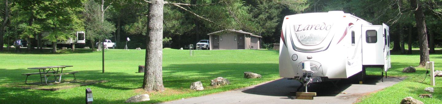 Campsite at Horseshoe Recreation Area