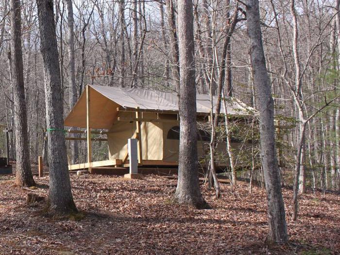 Site 82, Lake Powhatan Glamping - Recreation.gov