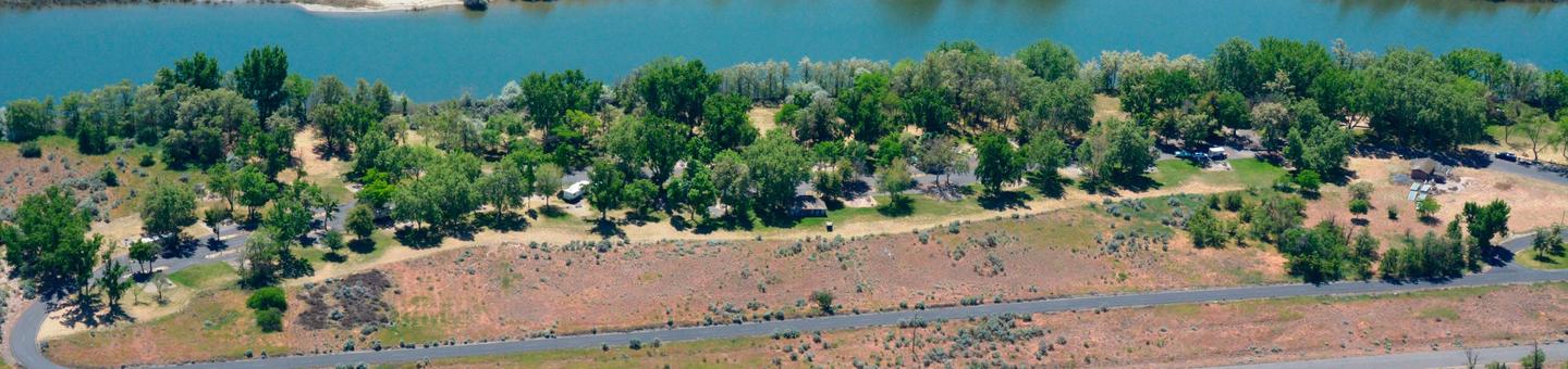 Plymouth Park Campground Aerial View