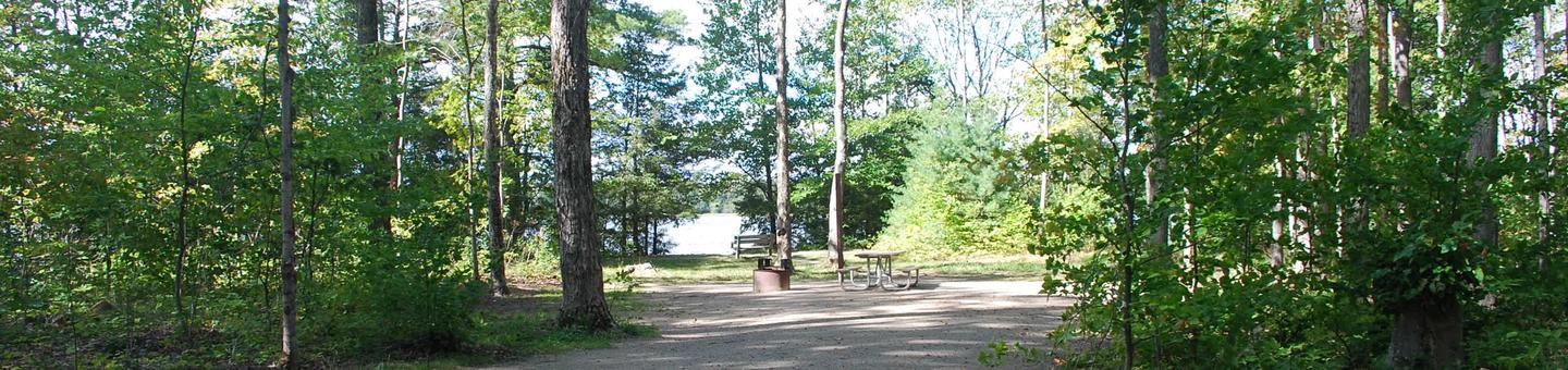 Colwell Lake Campground site #22