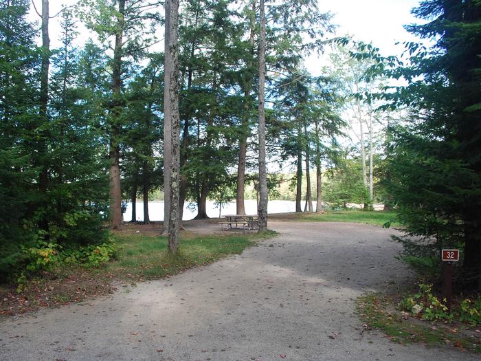 Colwell Lake Campground site #32