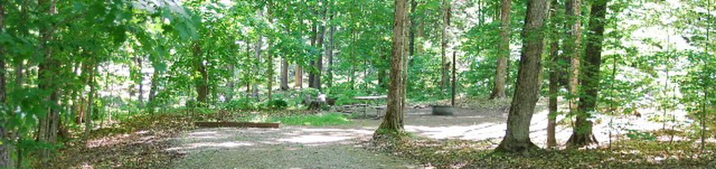 Pete's Lake Campground site #34