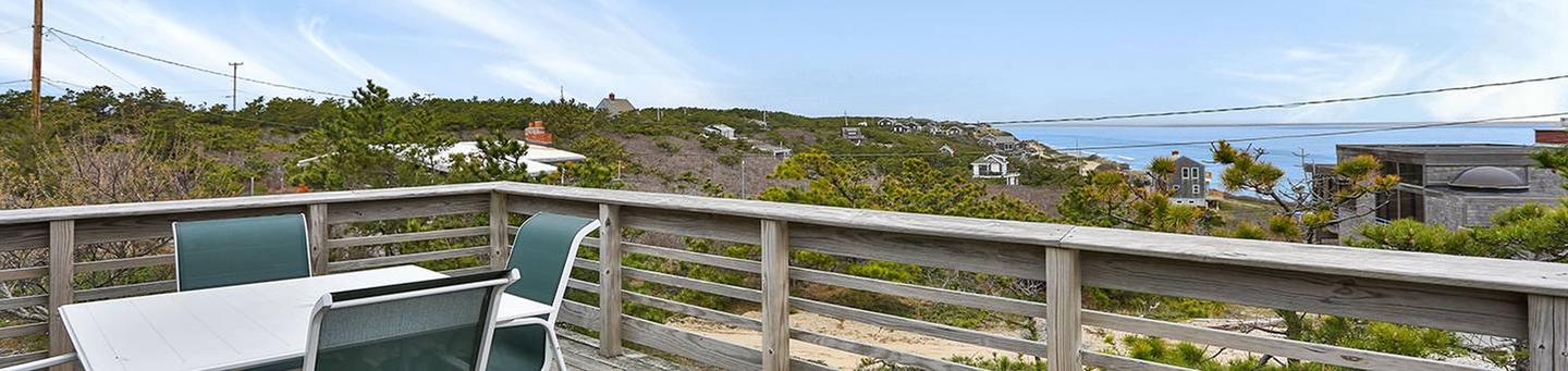 A view from the deck of the Ocean View House