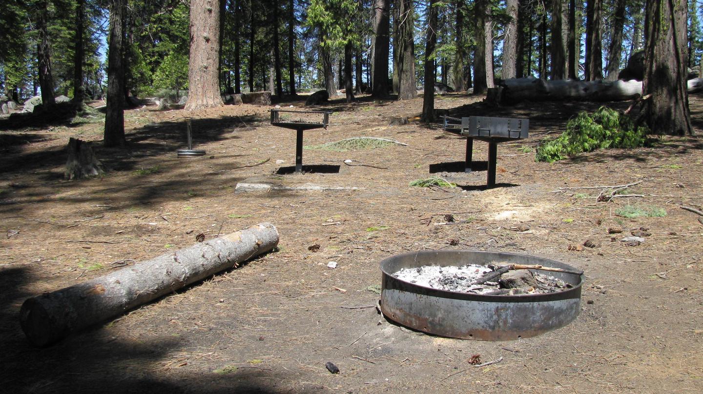 Pioneer Trail Group Campground, Site #2, Fire Ring and Grills
