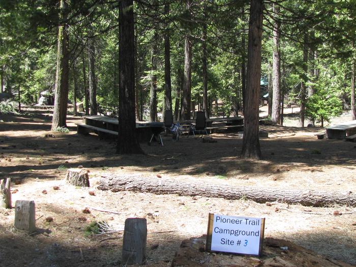 Pioneer Trail Group Campground, Site #3