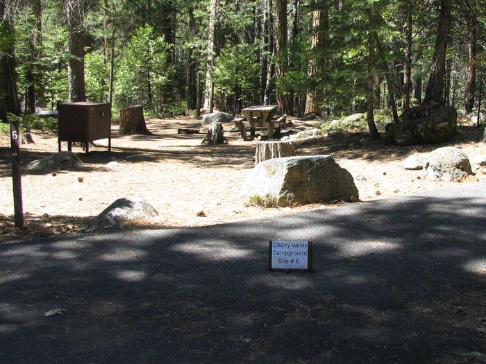 Cherry Valley Campground, Site #6