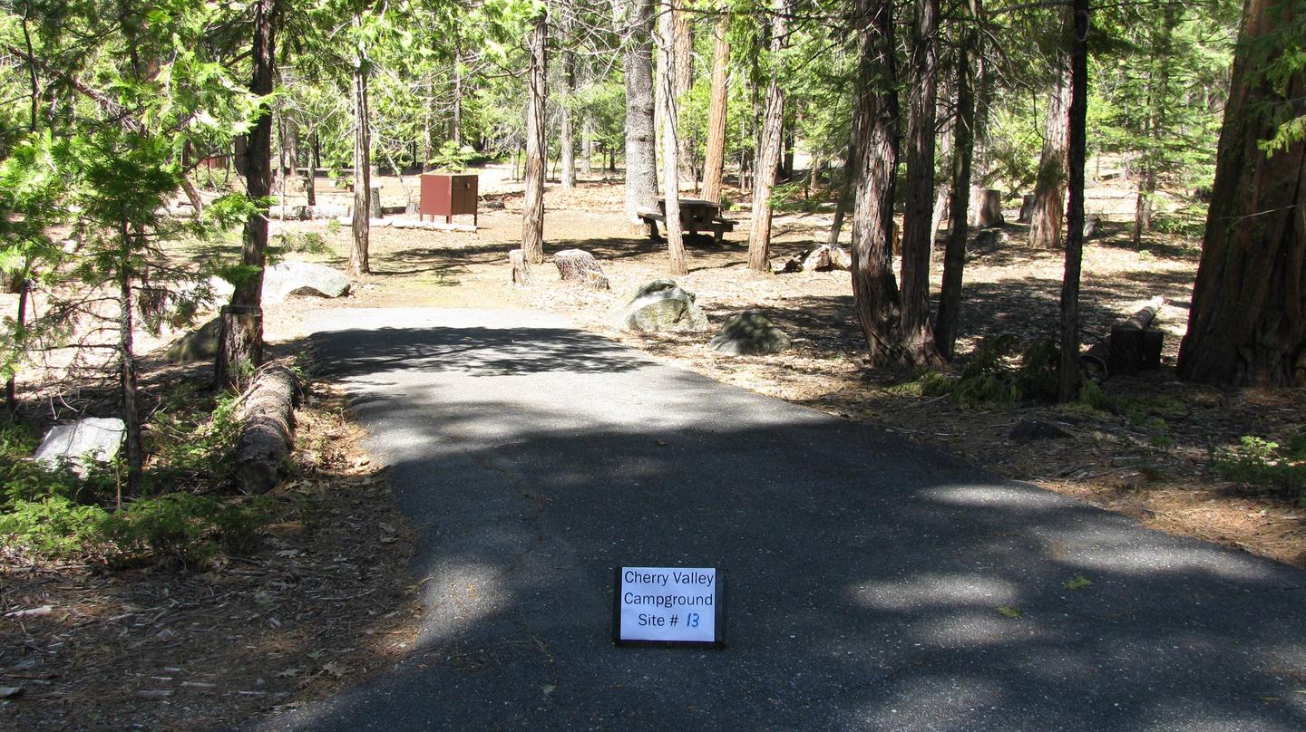 Cherry Valley Campground, Site #13