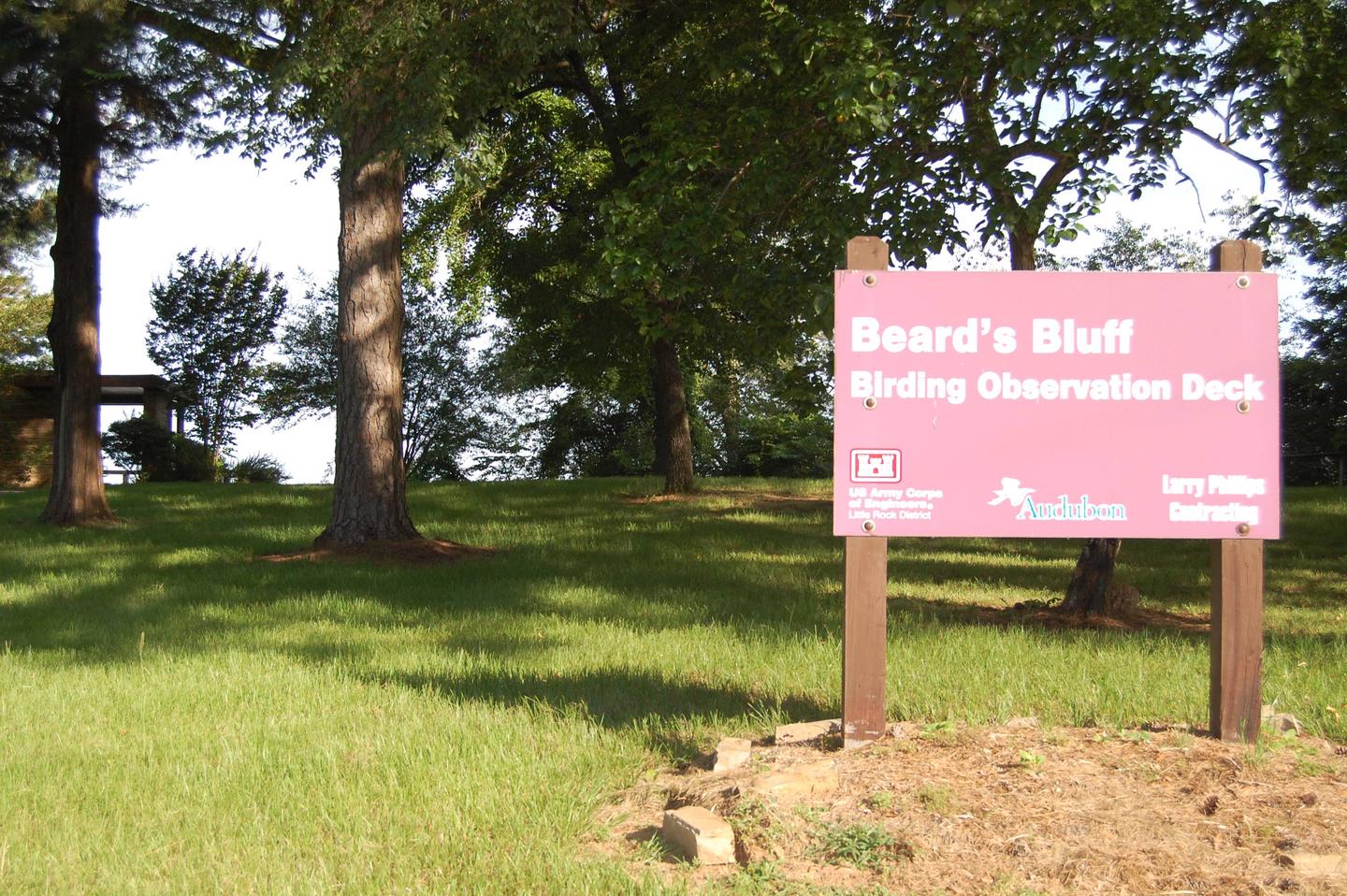 BEARD'S BLUFF PARK BIRDING OBSERVATION DECK