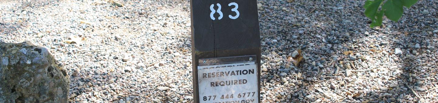 Site 83 Buckhorn campground